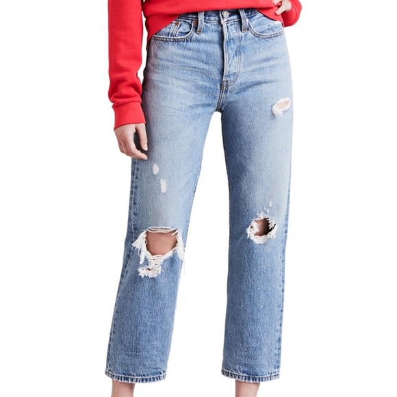Levi's Denim - LEVIS Wedgie Fit High Rise Distressed NEW Jeans